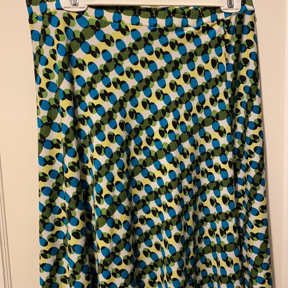 George vintage polka dot flowy skirt.